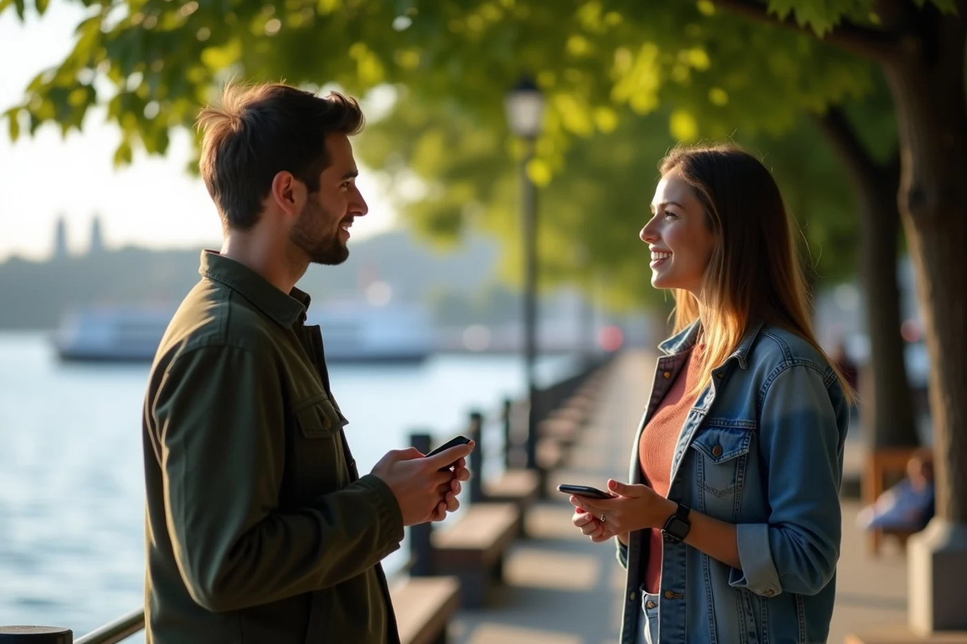 How to Avoid Boring Conversations in Long-Distance Dating - editorial photograph