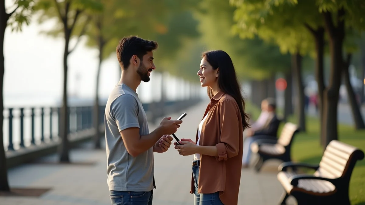 How to Maintain Independence in a Long-Distance Relationship - editorial photograph