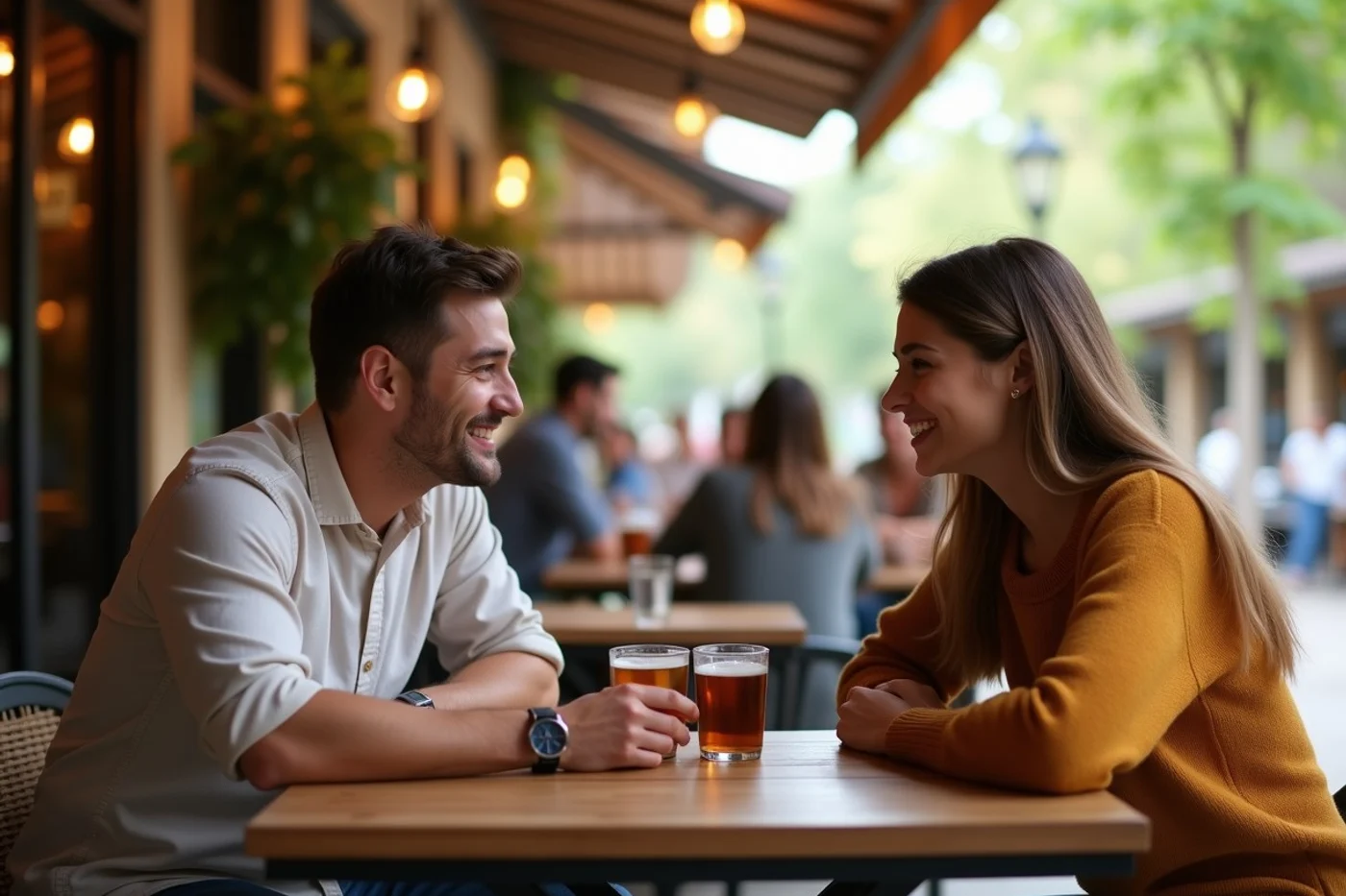 Conversation-focused dates make talking feel more intentional - supporting editorial photograph