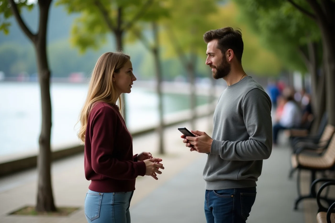 What to Do After an Argument in a Long-Distance Relationship - editorial photograph